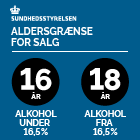 Sundhedstyrelsens banner om alkohol og unge