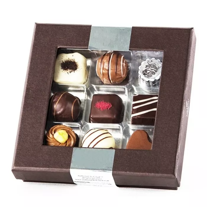 Classic 9 stk. æske med dessertchokolade
