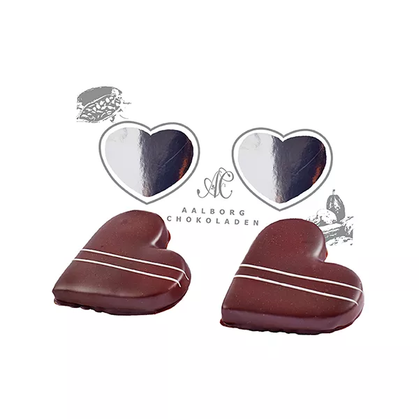  MARCIPANHJERTER 2 STK. I ÆSKE