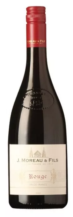 J. Moreau & Fils Rouge Vin de France m/skruelåg