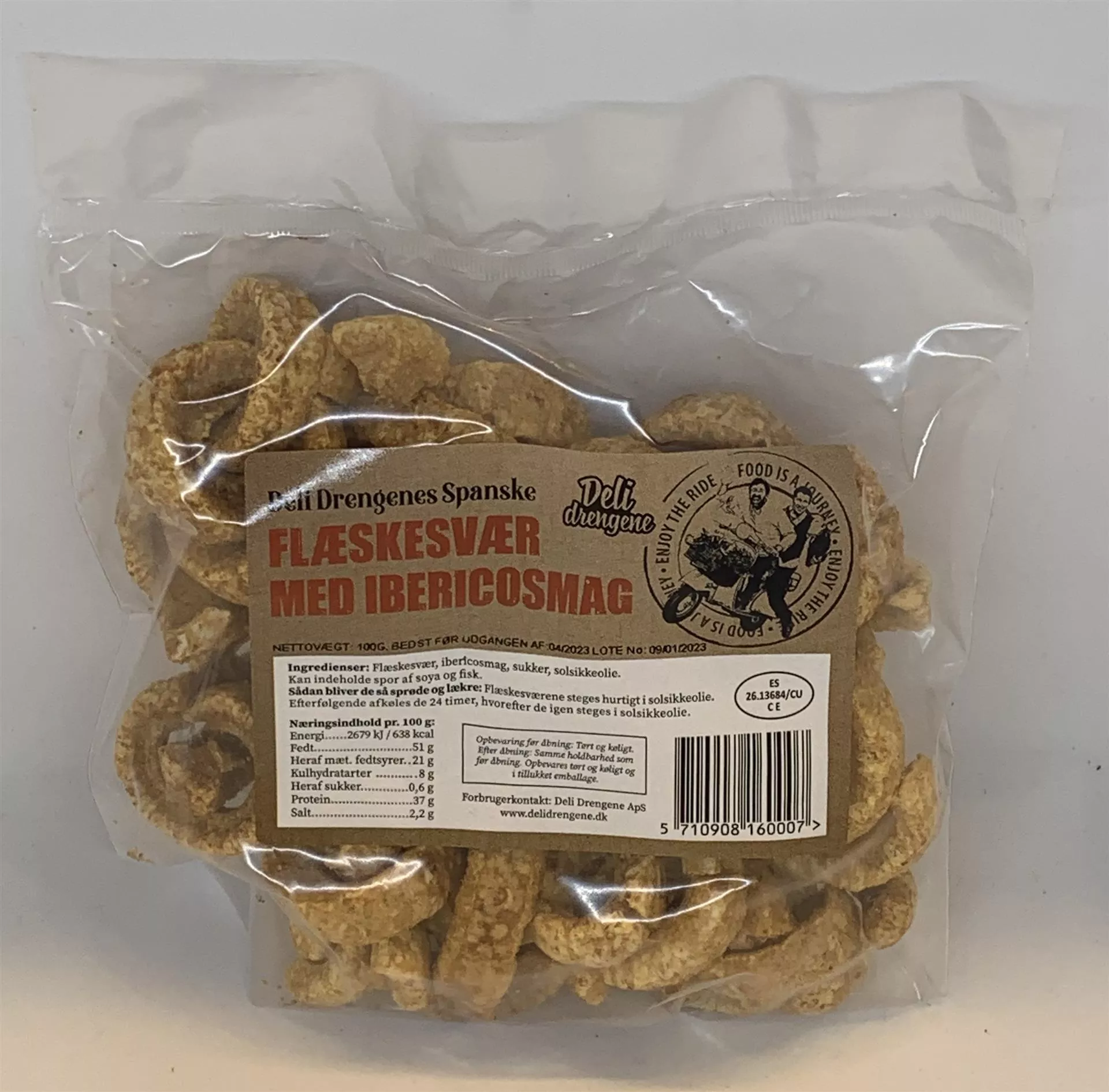 Flæskesvær med Ibericosmag