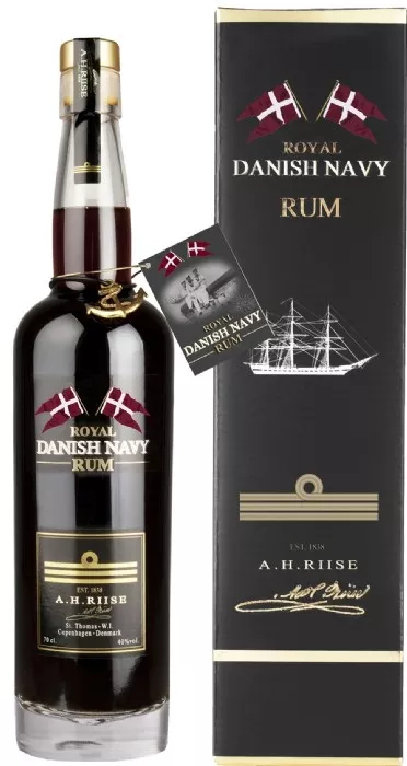 A.H. Riise Royal Danish Navy Rum 40% 70cl - Saint Thomas
