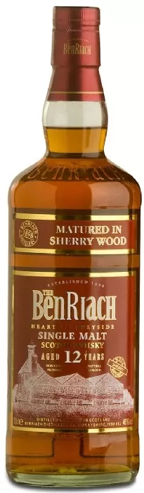 BenRiach Sherry matured single malt 12 år 46% 70cl
