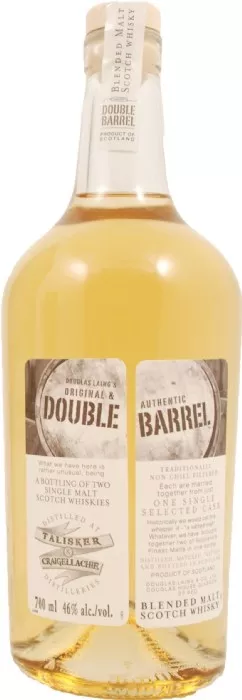 Double Barrel Talisker & Craigellachie Blended Malt 46% 70cl -