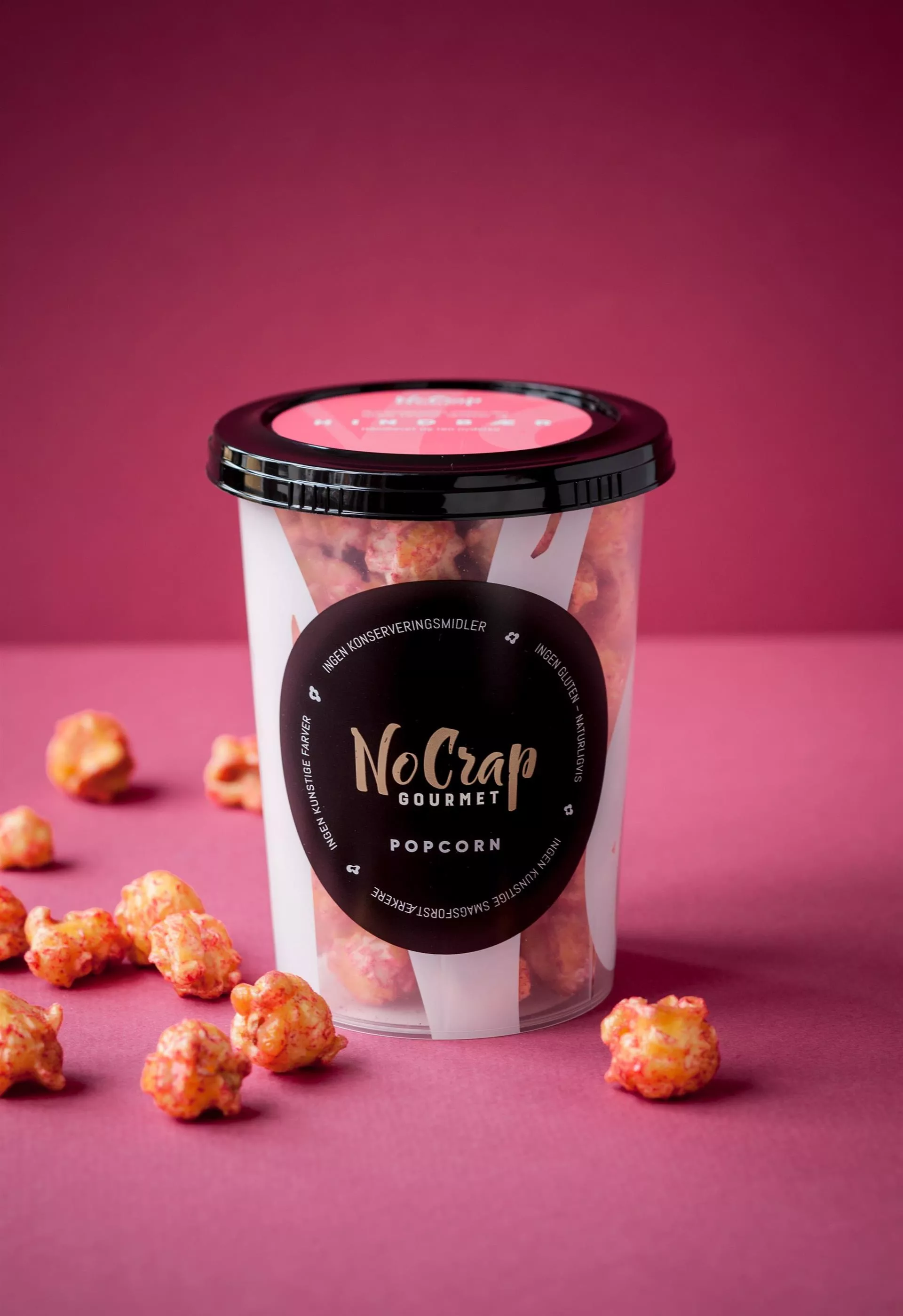 No Crap Popcorn Hindbær