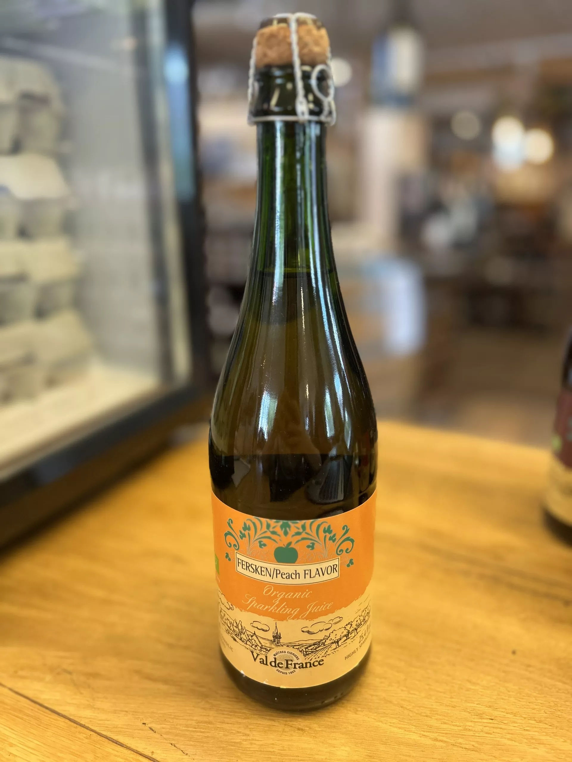 Val de France Organic Sparkling Juice Fersken